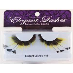  Elegant Lashes F481 Premium Feather False Eyelashes Fuzzy 