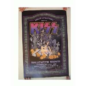  Kiss Poster Tour Los Angeles California Concert 1998 