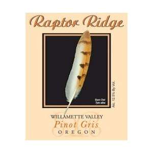  Raptor Ridge Pinot Gris 2010 750ML Grocery & Gourmet Food