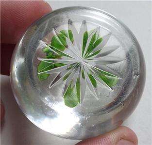 Antique 1850s Baccarat flower French glass paperweight  