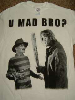Freddy Krueger vs Jason Vorhees U Mad Bro? T Shirt  