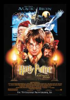HARRY POTTER SORCERERS STONE * 1SH ORIG MOVIE POSTER  