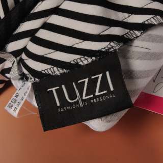 MW241 TUZZI Black & White Pattern Skirt Sz 14 RRP £189  