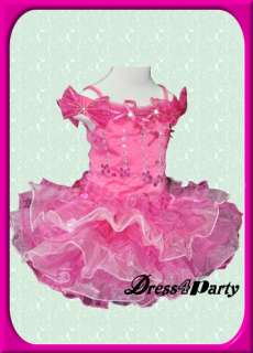   Toddlers & Tiaras Pageant Theme Party Baby Dress Outfit 12 18m  