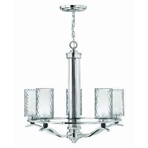   Tides Contemporary / Modern Five Light Chandelier from the Tides Coll