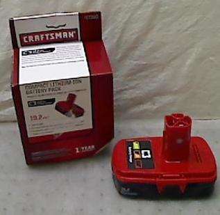 Craftsman 19.2 Volt Compact Lithium Ion Battery Pack 17300  