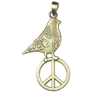  Cousin Jewelry Basics 1 Piece Gold Bird/Peace Accent Arts 