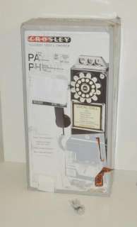 Crosley 1950s Black Classic Pay Phone CR56 BK  