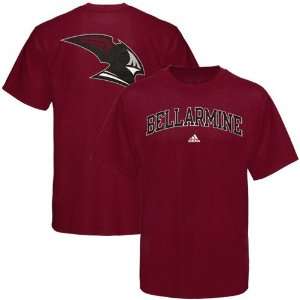  adidas Bellarmine Knights Burgundy Relentless T shirt 