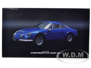   car of 1974 Renault Alpine A110 1600SC Blue die cast car model by