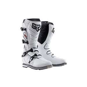  FOX F3 RACE MX/OFFROAD BOOT WHITE 9 Automotive