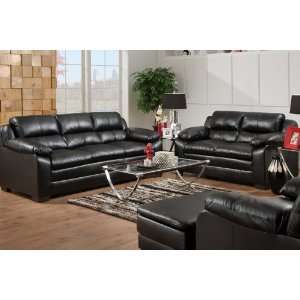  2pc Transitional Modern Leather Sofa Set, PE 8982 S1