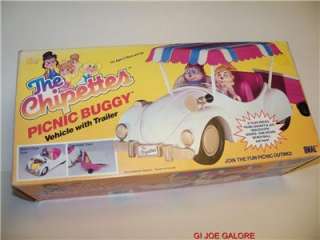 THE CHIPETTES(PICNIC BUGGY)MISB)IDEAL TOYS(UNOPENED)MIB)MOC)RARE1984