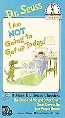 Dr. Seuss   I Am Not Going to Get Up Today VHS  
