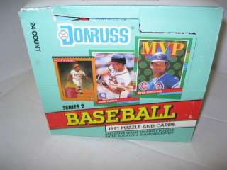 1991 Donruss Jumbo Wax Box