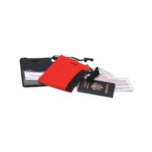  Convention nylon travel pouch with front side zippered 