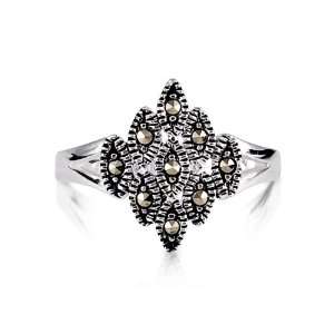  Marcasite Emblem Ring Jewelry