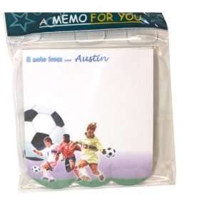   Personalized Memo Pads In Assorted Boys Designs