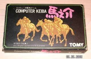 COMPUTER KEIBA Vintage Tomy Electronic Handheld Hand Held Rare Video 