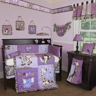  Custom Baby Girl Boutique   Safari 13 PCS Crib Bedding 