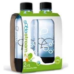 Soda Stream SodaStream 1L   2 Pack Carbonating Bottles  