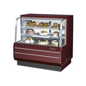 Turbo Air TCGB 72 2 72 Curved Glass Refrigerated Bakery Case  
