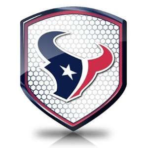  NFL Houston Texans Shield Shape Auto Reflector, Official 