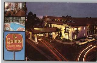 Postcard  La Quinta Motor Inns MotelHotel Advertising  
