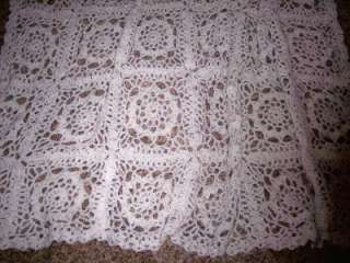 Beautiful beige heather large throw with 2 double squares (possibly 