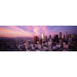 High Angle View of the City, Los Angeles, California, USA 