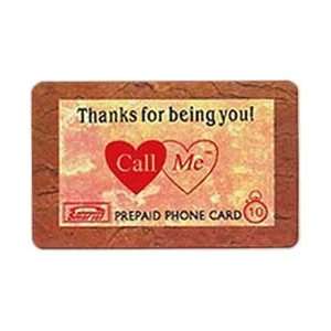   Card 10u Thanks For Being You Call Me SAMPLE 