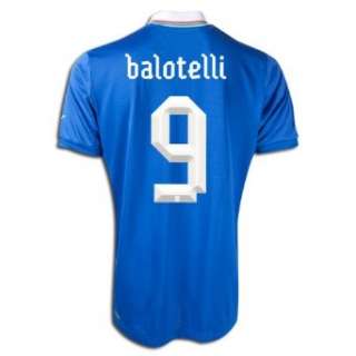  PUMA BALOTELLI #9 ITALY HOME JERSEY EURO 2012 Clothing