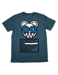 Radiohead Bear Logo Test Specimen Rock Band Soft Organic T Shirt Tee