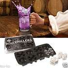 Bone Chillers   New Pirate Skull & Crossbones Silicone Ice Cube Tray
