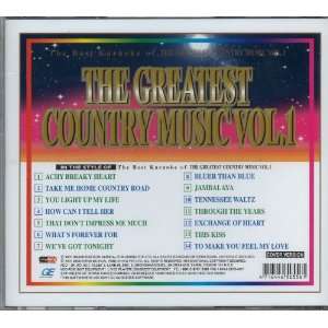  WORLD STAR 27 THE GREATEST COUNTRY MUSIC VOL.1 Everything 