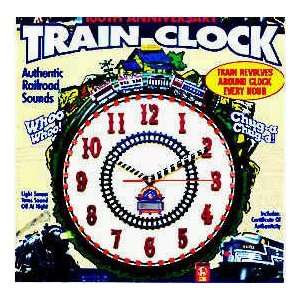    Rotating Train Wall Clock with Sound SS 97150