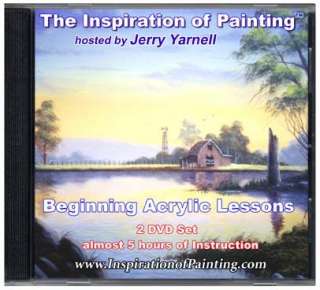 Jerry Yarnell art instruction dvd how to acrylic paint  
