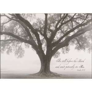 Be still before the Lord and wait patiently on him, Lithographic Art 