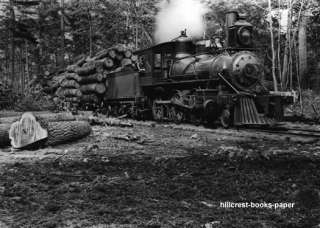 Train Load of White Pine Logs minnesota logging 1904  