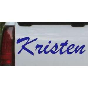  Blue 56in X 14.9in    Kristen Car Window Wall Laptop Decal 