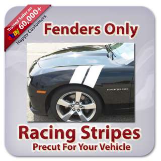 You will receive Chevy Camaro 2010 2012 fender racing stripes in your 