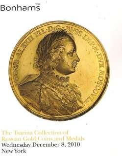  Tsarina Collection of Russian Gold Coins & Medals Dec. 2010  