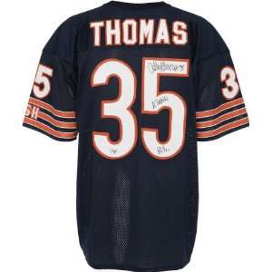 Anthony Thomas Autographed Jersey  Details Custom, Navy, A Train and 