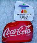 Coke Sponsor Logo Pin Vancouver 2010 Olympic