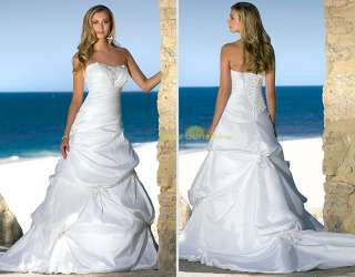 Noble WEDDING DRESS BRIDAL GOWN PROM FORMAL EVENING  