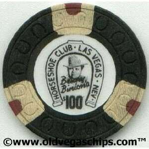  Binions Horseshoe Las Vegas $100 Casino Chip Sports 