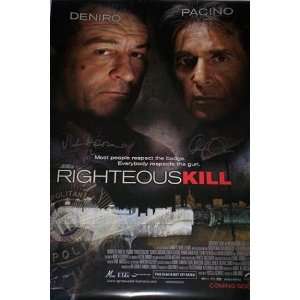  SIGNED RIGHTEOUS KILL MOVIE POSTER 