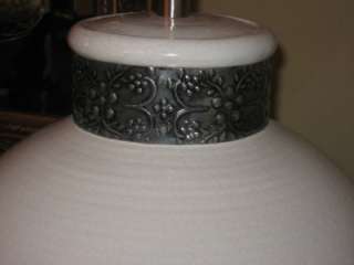POTTERY BARN SIENA CERAMIC TABLE LAMP BASE~NEW~  