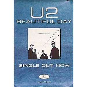  U2 Beautiful Day poster approx 60 X 40