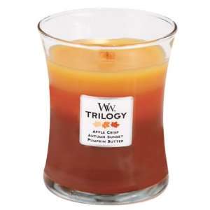     Autumn Greetings WoodWick Trilogy Candle 10oz